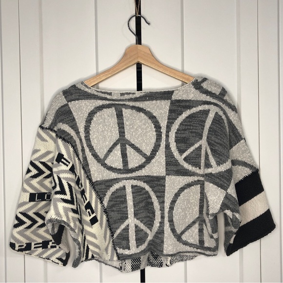 Urban Outfitters Peace and Love cropped sweater / M - Picture 2 of 8